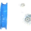 ROLLER, HANGER, 3 1/4 DIAMETER, ALUMINIUM W/ BLUE POLY SURFACE SEES GDO-2B