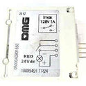 BLOCK, CONTACT. 24 VDC, 1 N.O/1 N.C CONTACT, PUSHBUTTON, RED LED