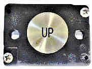 BUTTON, MONITOR, NON-ILLUMINATED, SS MARKED UP IN BLACK