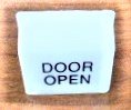 BUTTON, INNOVATION, DOOR OPEN, AS SHOWN INNOVATION # 9332-121