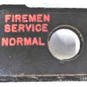 BEZEL, FIRE SERVICE, EARLY PHASE 1, ON-OFF