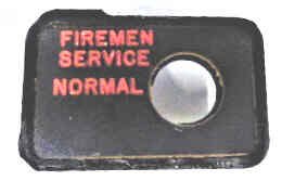 BEZEL, FIRE SERVICE, EARLY PHASE 1, ON-OFF