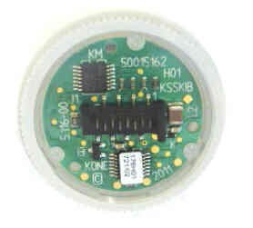 PUSHBUTTON, BLANK, MILKY, AMBER, CAR, KONE # KM804345G090