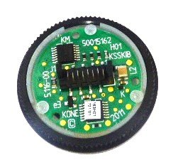 PUSHBUTTON, CALL CANCEL, MILKY, WHITE, PCB, MODULAR, KONE # KM804347G111