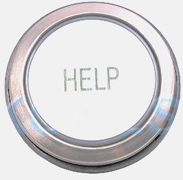 PUSHBUTTON, HELP, CAR BUTTON KSS570 HIRI, PCB, MODULAR, KONE # KM804146G13