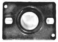 HALO, MONITOR, BLANK, ROUND, BLACK, USED WITH KEYED SWITCHES