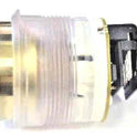 BUTTON, BRONZE , FLAT PROJECTING RED LED, CLEAR BEZEL 6VDC OTIS # AAA323DY214131