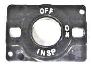 HALO, MONITOR, INSPECTION, ROUND, BLACK, USED WITH KEYED SWITCHES