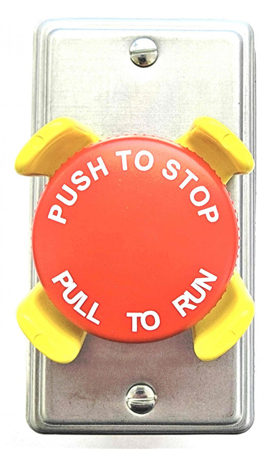 SWITCH, GIOVENZANA, STOP, PIT, RIL RATED MOUNTED IN STANDARD HANDIBOX # PSW120