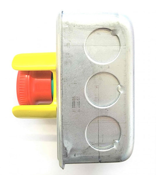 SWITCH, GIOVENZANA, STOP, PIT, RIL RATED MOUNTED IN STANDARD HANDIBOX # PSW120