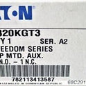 CONTACT, AUXILIARY, TOP MOUNT, NEMA 00-2, 1 N.O/ 1 N.C.,  EATON # C320KGT3