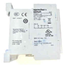 CONTACTOR, MINI, 4NO CONTACTS, 120 VAC COIL SPRECHER & SCHUH CS8-40E-120