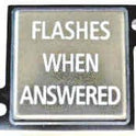 PUSHBUTTON, SS, FLASHES WHEN ANSWERED, SCHINDLER 3300-5500 SERIES