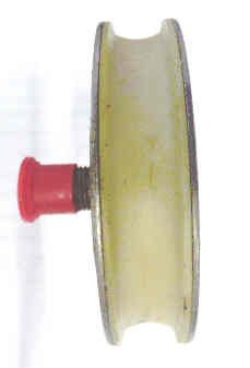 ROLLER, HANGER WITH LOCKING ECCENTRIC, NYLON SURFACE WILLIAMSBURG STEEL