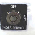 BEZEL AND ACTUATOR FOR INDEPENDENT KEY SWITCH, KEY # EPCO 01