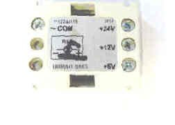 BLOCK, CONTACT. 6-12-24 VDC,  PUSHBUTTON, RED LED