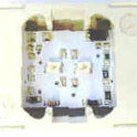 BLOCK, CONTACT. 6-12-24 VDC,  PUSHBUTTON, RED LED
