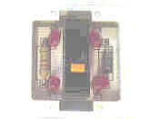 BLOCK, CONTACT. AURORA PUSHBUTTON 24 VOLT RED LED, DMG # BF0014A0