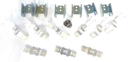 KIT, CONTACT, SILVER TIPPED, 3 POLE,  SIZE G, FURNAS # 75GF15