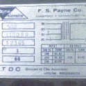 TRANSFORMER, SINGLE PHASE, 500VA, 208-240 PRI, 110 SEC PAYNE # 110089