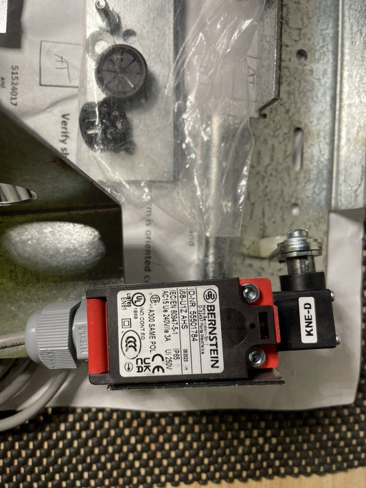 ASSEMBLY, UP & DOWN LIMITS WITH BRACKETS AND WIRING, SCHINDLER TYPE KNE AS SHOWN