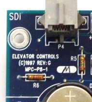 BOARD, CIRCUIT, ELEVATOR CONTROLS (CA) # MPC--P8-1 REV G