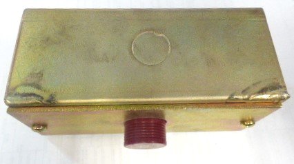 SWITCH, PIT STOP WITH METAL BOX 1 DIA. BUTTON, PUSH TO STOP