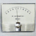 METER, PANEL MOUNT, 0-25 MICRO AMPERES, 4 1/2 KNIGHT # 52-7208