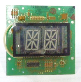 BOARD, CIRCUIT , VACUUM FLUORESCENT 2 CHARACTER DISPLAY OTIS #8200DA1