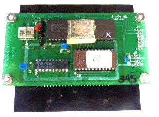 BOARD, CIRCUIT, VACUUM FLUORESCENT 2 CHARACTER DISPLAY OTIS # 8212D