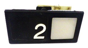 KIT, BUTTON, ELEVONIC FLAT CAR PB, MARKED #2 OTIS # 2700CAK3-2