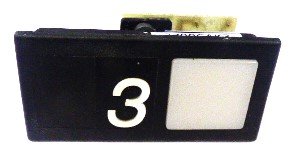 KIT, BUTTON, ELEVONIC FLAT CAR PB, MARKED #3 OTIS # 2700CAK3-3
