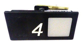 KIT, BUTTON, ELEVONIC FLAT CAR PB, MARKED #4 OTIS # 2700CAK3-4
