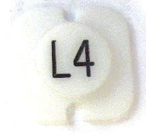JEWEL, POSITION INDICATOR, MARKED L4 OTIS # 499AE1-L4