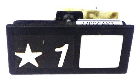 KIT, BUTTON, ELEVONIC FLAT CAR PB, MARKED *1 OTIS # 2700CAK3-*1