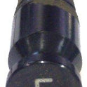 BUTTON, BLACK, 3/4 DIAMETER, MILK BOTTLE, MARKED # 5 OTIS # 323AB1