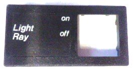 CHICKLET, BUTTON, FRAME, MARKED LIGHT RAY ON/OFF OTIS # B396PB1