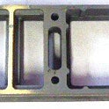CHICKLET, BUTTON, FRAME, METAL OTIS # AAA396MZ-BLK