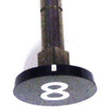 BUTTON, WITH METAL STEM, 7/8 DIAMETER, # 8 OTIS 323BP1