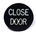 BUTTON, WITH METAL STEM, 7/8 DIAMETER, MARKED DOOR CLOSE OTIS 323BP1