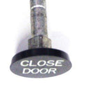 BUTTON, WITH METAL STEM, 7/8 DIAMETER, MARKED DOOR CLOSE OTIS 323BP1