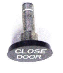 BUTTON, WITH METAL STEM, 7/8 DIAMETER, MARKED DOOR CLOSE OTIS 323BP1