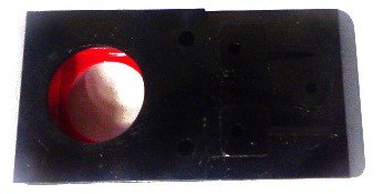 BEZEL, CHICKLET, KEY SWITCH, FIRE SERVICE, MARKED ON-OFF-HOLD OTIS # 396LB97