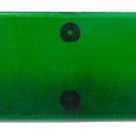 LENS, GREEN. ,2.75 x 1.38, 7069AG JEWEL, OTIS # 443CB3