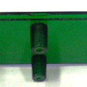 LENS, GREEN. ,2.75 x 1.38, 7069AG JEWEL, OTIS # 443CB3
