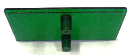 LENS, GREEN. ,2.75 x 1.38, 7069AG JEWEL, OTIS # 443CB3