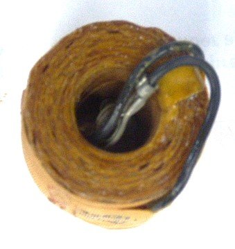 COIL, 47 OHMS, 9/16 I.D. X 1 5/16 O.D. X 1 21/64 L,  2 LEADS, OTIS # 222E21