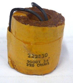 COIL, 320 OHMS, 5000T34, 9/16 I.D. X 1 5/16 O.D. X 1 21/64 L OTIS # 222E30
