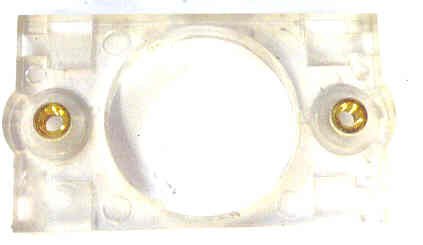 BEZEL, PLATE, LUCITE, USED WITH 7069Y  (O-B256) BUTTONS OTIS # 386BNM1