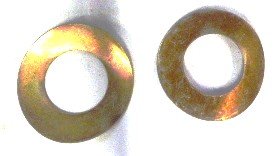 WASHER, BELLEVILLE STYLE, STEEL, PLATED,USED ON RELAY COIL CORE